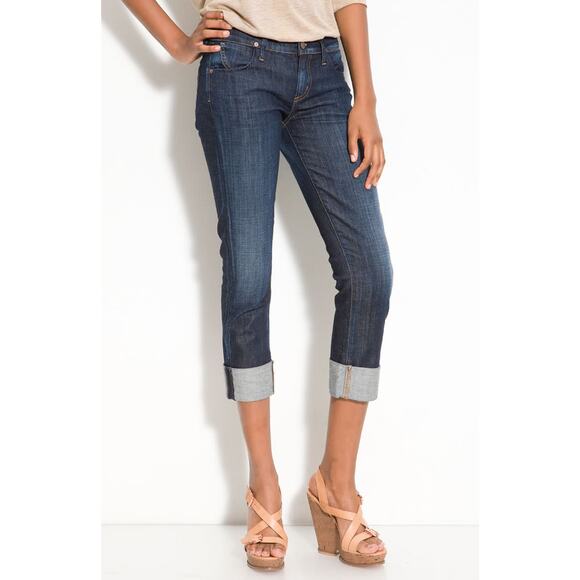 Citizens of Humanity Dani Cropped Straight Leg Denim Jeans 26 - Picture 1 of 11